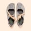 Barefoot baleríny ONDINA#N5936C MULTI MATERIAL GREY/ ONDINA
