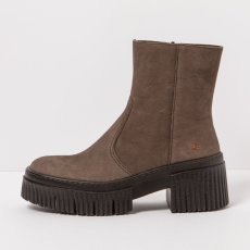 Kotníkové boty na podpadku#1374 NOBUCK BROWN/YORK