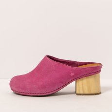 Pantofle na podpatku#1879 NOBUCK PINK/ I WISH