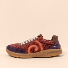 Barefoot tenisky#N5435B MULTI MATERIAL WINE/ OROEL