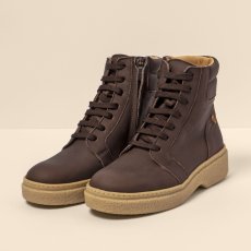 Kotníčkové boty se šněrováním#N5900 WAX NAPPA BROWN / ARPEA Kotníčkové boty se šněrováním#N5900 WAX NAPPA BROWN / ARPEA