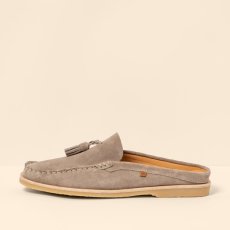 Pantofle nazouváky#N5964 SILK SUEDE TAUPE/ PLANTAE