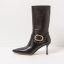 Luxusní dámské kozačky#S3197 NAPPA BLACK/ VILANA