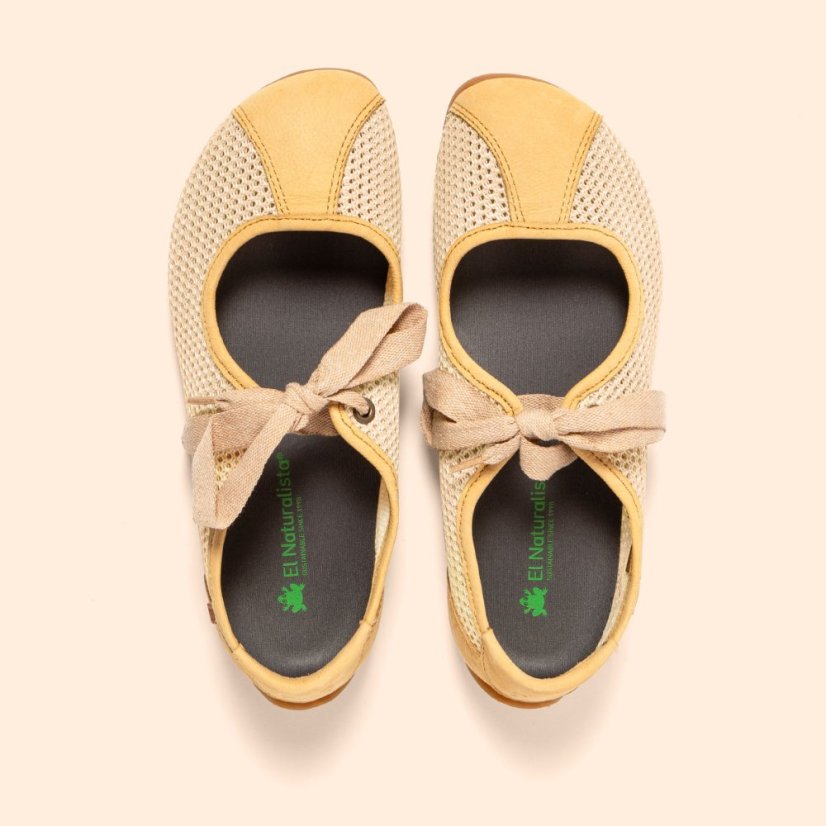 Barefoot baleríny ONDINA#N5936C MULTI MATERIAL TRIGO/ ONDINA