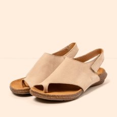 Dámské kožené pantofle WAKATAUA#N5559 NOBUCK CREAM / WAKATAUA