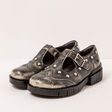 Desinové Mary Jane na platformě#1834S ASPORT OFF WHITE /OXFORD