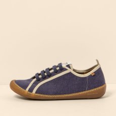 Dámské veganské sneakery#N5738T RECYCLED COTTON INDIGO/PAWIKAN