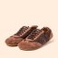 Barefoot sneakery ESSENCE#N5823 NYLON-SILK SUEDE CHOCOLATE/ ESSENCE