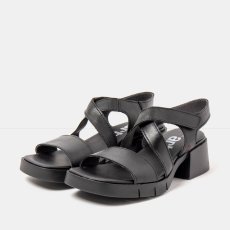 Dámské sandály na podpatku VARSOVIA#2062 NAPPA BLACK / VARSOVIA Dámské sandály na podpatku VARSOVIA#2062 NAPPA BLACK / VARSOVIA