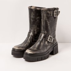 Kozačky na podpadku#1397 ASPORT OFF WHITE /YORK