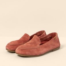 Dámské mokasíny#N5509 SILK SUEDE FRAMBUESA / CROCHÉ