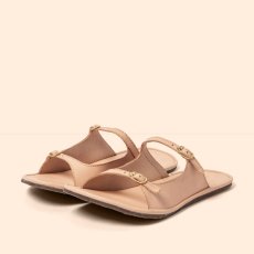 Dámské barefoot pantofle BARE#N5684 SOFT NAPPA SALMON/ BARE SANDALS