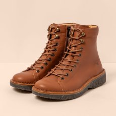 Kotníkové boty na tkaničku#N5572 SOFT NAPPA CUERO/VOLCANO