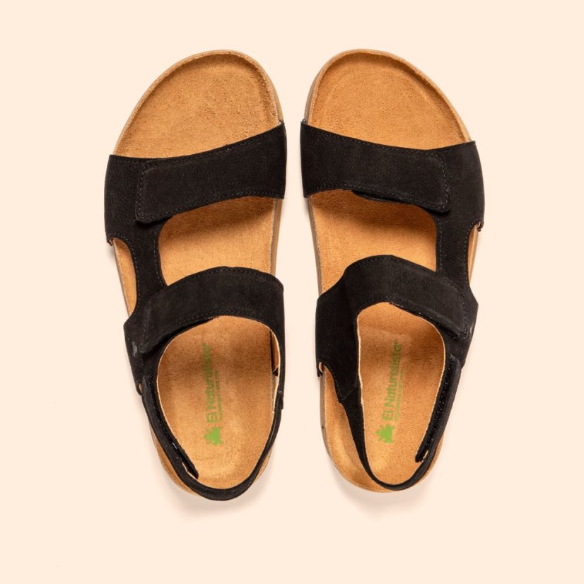Barefoot sandály HORIZON#N6003 NOBUCK BLACK / HORIZON