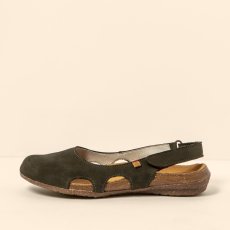 Originální dámské sandály WAKATAUA#N413 NOBUCK LAVADO KAKI / WAKATAUA