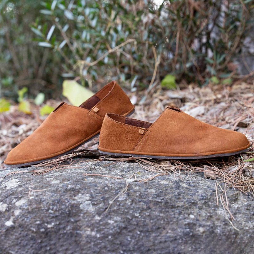 Barefoot mokasíny#N5673L NOBUCK LAVADO DENIM/ BARE
