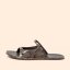 Dámské barefoot pantofle BARE#N5684 SNAKE GREY/ BARE SANDALS