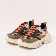Tenisky *art#1635 MULTI LEOPARD / ATHENS