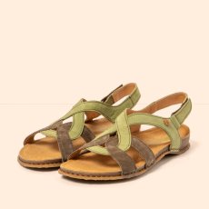 Elegantní dámské sandály PANGLAO#N5819 NOBUCK-SILK LIKEN /PANGLAO
