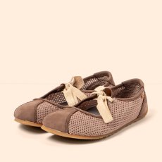 Barefoot baleríny ONDINA#N5936C MULTI MATERIAL BROWN/ ONDINA