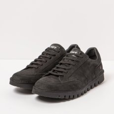 Kožené polobotky#1595 NOBUCK BLACK/ONTARIO