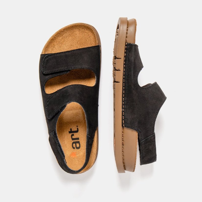 Unisex sandály KASSEL#2023 NOBUCK BLACK / KASSEL