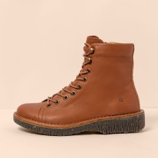 Kotníkové boty na tkaničku#N5572 SOFT NAPPA CUERO/VOLCANO