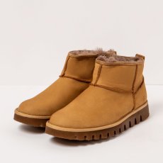 Zateplené kotníčkové boty#1597 NOBUCK KARAMEL/ ONTARIO