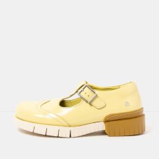 Dámské polobotky OXFORD#1834 NAPPA SHINNY PALE YELLOW /OXFORD Dámské polobotky OXFORD#1834 NAPPA SHINNY PALE YELLOW /OXFORD