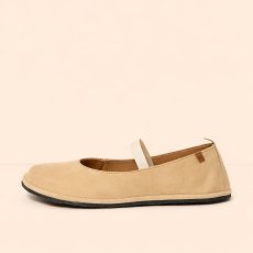 Barefoot baleríny BARE#N5670 NOBUCK LAVADO CREAM/ BARE