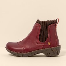 Dámské kotníkové boty#NE23 NATURAL GRAIN CEREZA-BROWN/ YGGDRASIL