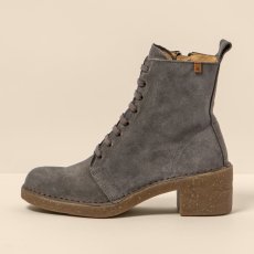 Polokozačky na podpatku#N5660 SILK SUEDE GRAFITO / TICINO