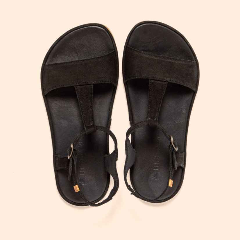 Barefoot sandály SATYA#N5686 NOBUCK BLACK/SATYA