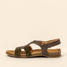 Elegantní dámské sandály PANGLAO#N5819 SOFT NAPPA-SILK FOREST /PANGLAO
