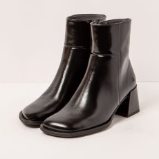 Kotníkové boty na podpadku#1706 NAPPA SHINNY BLACK/ VERONA Kotníkové boty na podpadku#1706 NAPPA SHINNY BLACK/ VERONA