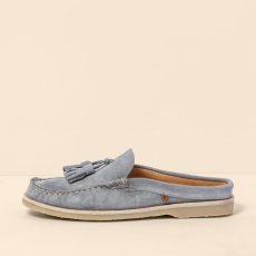 Pantofle nazouváky#N5964 SILK SUEDE BLUE/ PLANTAE