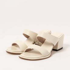 Luxusní pantofle s podpatkem#S3174 NAPPA CREAM/ FABER