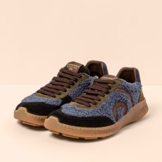 Barefoot tenisky#N5435B MULTI MATERIAL DENIM/ OROEL Barefoot tenisky#N5435B MULTI MATERIAL DENIM/ OROEL