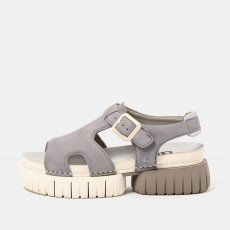 Dámské sandály na platformě MADEIRA#1882 NOBUCK DENIM/ MADEIRA