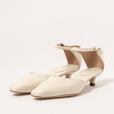 Elegantní sandály na podpatku#S3025 NAPPA CREAM/ ALEDO