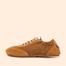Barefoot sneakery ESSENCE#N5823 NYLON-SILK SUEDE TOFFEE/ ESSENCE