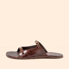 Dámské barefoot pantofle BARE#N5684 SNAKE CHOCOLATE/ BARE SANDALS Dámské barefoot pantofle BARE#N5684 SNAKE CHOCOLATE/ BARE SANDALS