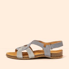 Elegantní dámské sandály PANGLAO#N5819 NOBUCK-SILK DENIM /PANGLAO