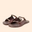 Dámské barefoot pantofle BARE#N5684 SNAKE CHOCOLATE/ BARE SANDALS