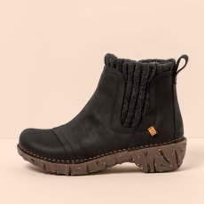 Dámské kotníkové boty#NE23 PLEASANT BLACK/ YGGDRASIL Dámské kotníkové boty#NE23 PLEASANT BLACK/ YGGDRASIL