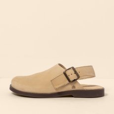Uzavřené sandály#N5871 NOBUCK LAVADO CREAM/ ARENISCA