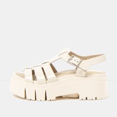 Dámské sandály na platformě LEEDS#2042 NAPPA SHINNY CREAM / LEEDS