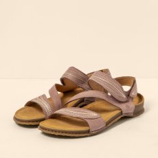 Dámské kožené sandály PANGLAO#N5810 NOBUCK LAVADO MALVA/PANGLAO