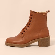 Semišové polokozačky na podpatku#N5660S SOFT NAPPA CUERO / TICINO