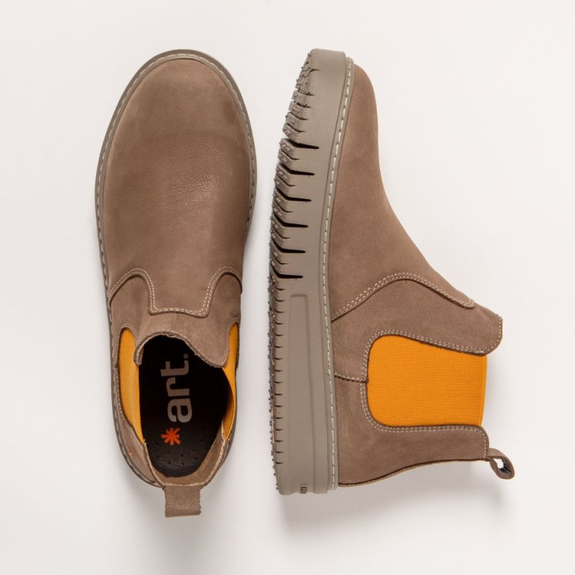 Chelsea tenisky#1789 NOBUCK TAUPE-SKIMO /BELLEVILLE